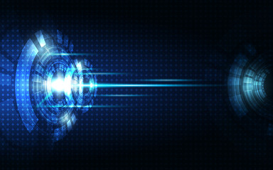 Blue Abstract Technology Background