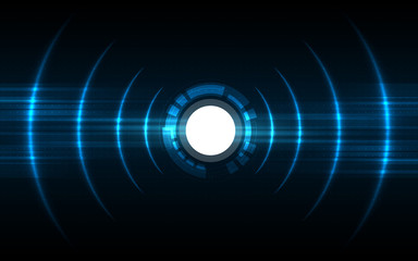 Blue Abstract Technology Background