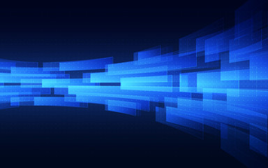 Blue Abstract Technology Background