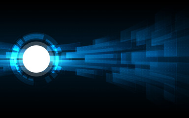 Blue Abstract Technology Background