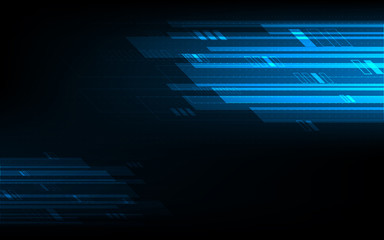 Blue Abstract Technology Background