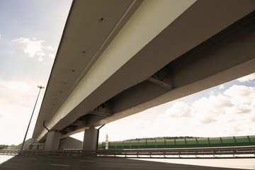 Naklejka premium bridge over the interstate