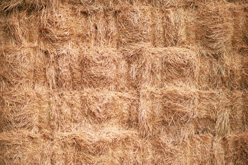 wall of straw background