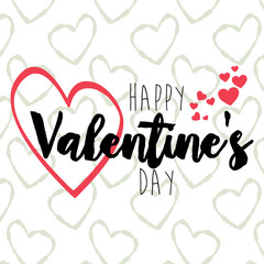 Vector Valentine's day cards templates. 