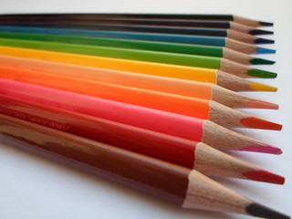 Color Pencils Close Up