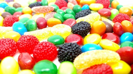 Fototapeta na wymiar Sweet Candies Jelly Beans