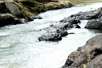 River Lava bantal, berbah, Yogyakarta, Indonesia