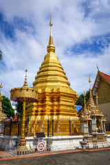 Wat Chomphu temple, Chiang Mai, Thailand