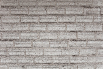 Old vintage white brick wall