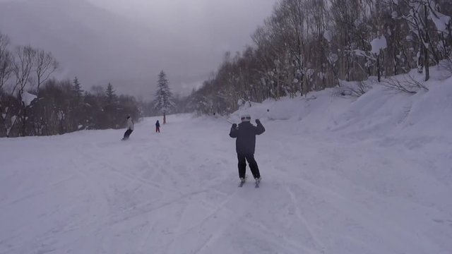 北海道のスキー場 / スキーヤー目線