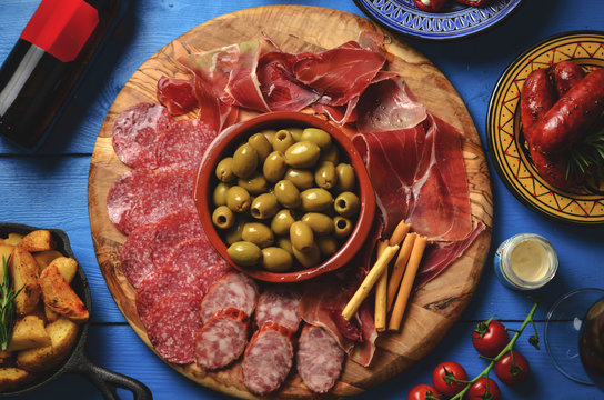 Spanish tapas table
