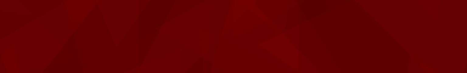 Abstract banner of translucent triangles in red colors