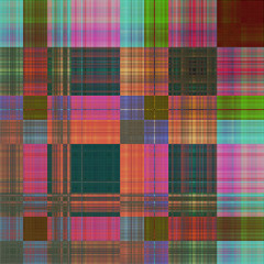 Abstract digital fractal, glitch art  background image illustration. Ideal for technology concept, virtual reality, artificial intelligent and future concept projects.