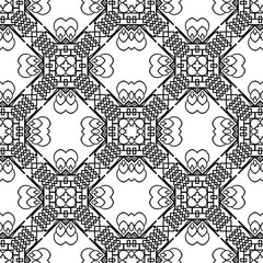 Abstract seamless retro art deco vintage ornamental background