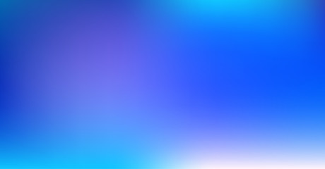 Purple Blue Gradient Vibrant Dreamy Vector Background. Sunrise, Sunset, Sky, Water Color Overlay Neon Design Element. Luxury Trendy Holograph Defocused Texture. Digital Funky Cool Tech Gradient Paper.