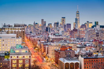 New York, New Yorker Stadtbild in der Abenddämmerung © SeanPavonePhoto