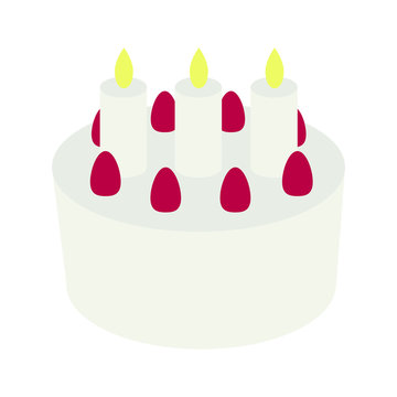 Emoji Cake with Happy Birthday Bunting-nttc.com.vn