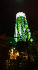 Wasserturm in Schifferstadt / Rheinland-Pfalz bei Nacht