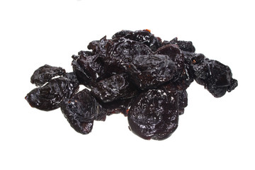 dried fruits isolated on white background