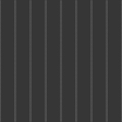 Gray and White Pinstripes Seamless Pattern - Simple double white pinstripes on dark gray background seamless pattern - 242509175