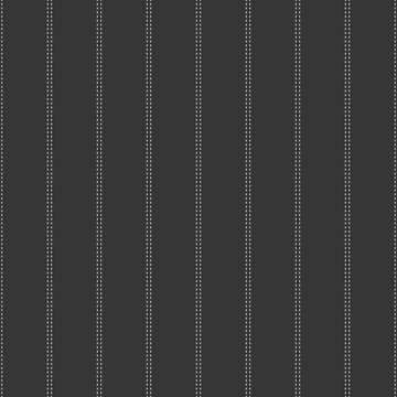 Gray and White Pinstripes Seamless Pattern - Simple double white pinstripes on dark gray background seamless pattern