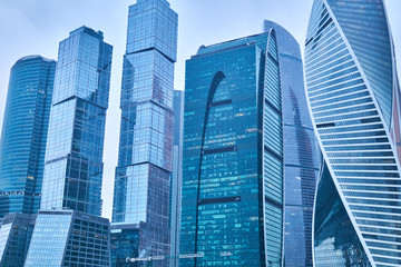 Obraz premium modern office building in Moscow City
