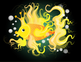gold small fish