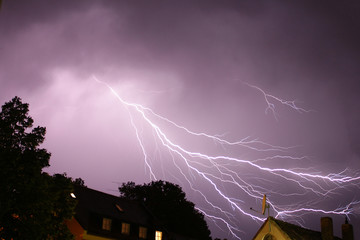 Gewitter über Erding