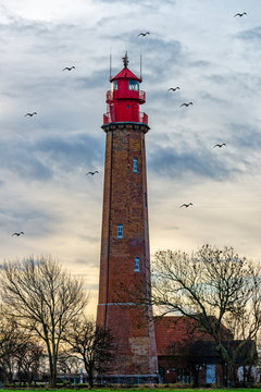Lighthouse on the island Fehmarn
