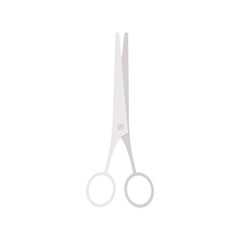 Beauty master scissors illustration. Cut, salon, equipment. Beauty industry concept. Vector illustration can be used for beauty professionals, saloons