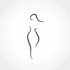 woman sexy silhouette icon vector illustration