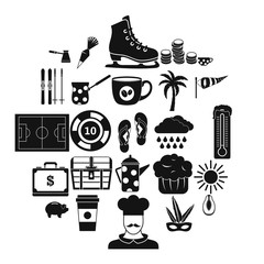 Coffeemania icons set. Simple set of 25 coffeemania vector icons for web isolated on white background