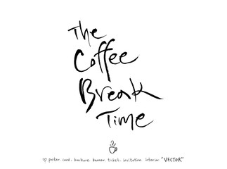 카페 포스터 / 손으로 그린 커피 그림