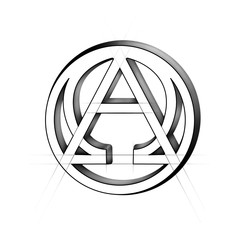 alpha and omega icon. Beginning and end sign. Greek alpha and omega symbol logo - obrazy, fototapety, plakaty