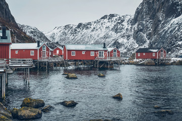 Nusfjord fishing village in Norway