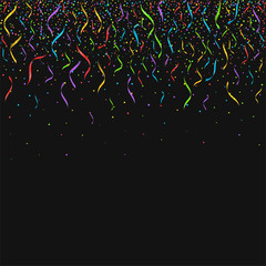 Colorful confetti background