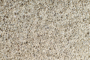 Sponge foam rubber texture close up