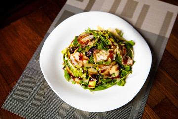 salad with chicken and vegetables