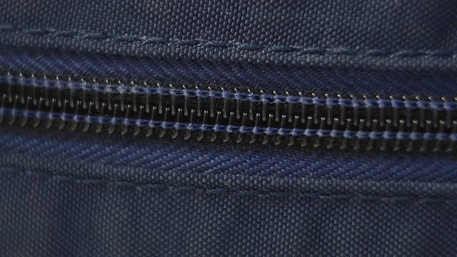Zip Fastening On The Backpack