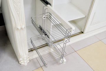 Accessory for storing shoes in the wardrobe