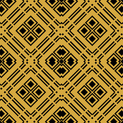 Abstract seamless retro art deco vintage ornamental background