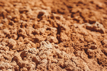 the texture of the clay