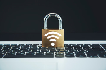 wi-fi sign on lock on keyboard