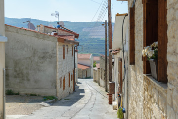 city streets and houses along the streets.