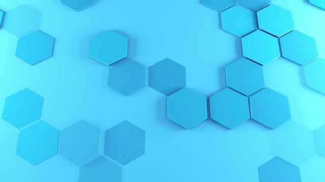 Fondo de hexagonos corporativo loop