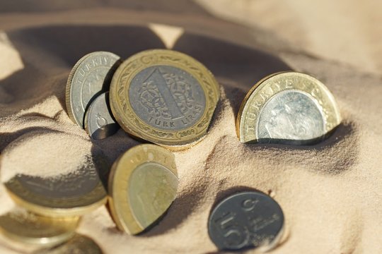 Türkische Lira, Symbolbild für die Inflation in der Türkei
