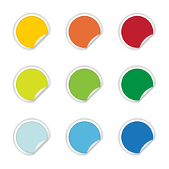 Blank Label Stickers Set - Multicolored Label Pack