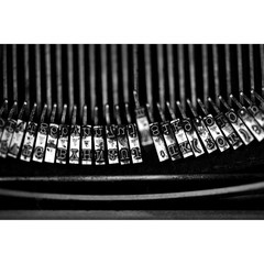 old typewriter keyboard