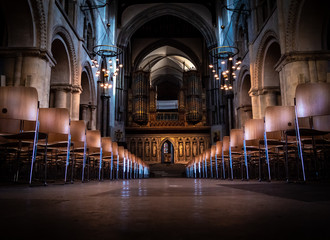 The very beautiful Rochester Cathedral in the heart of Kent in the UK. Dating back to 607AD, the...