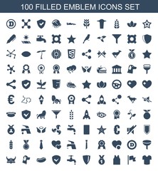 100 emblem icons